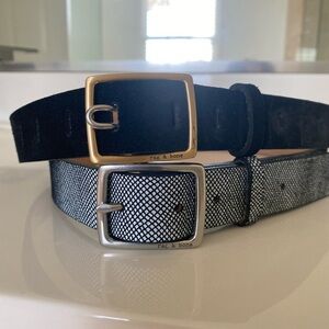 Rag and Bone black suede women’s belts